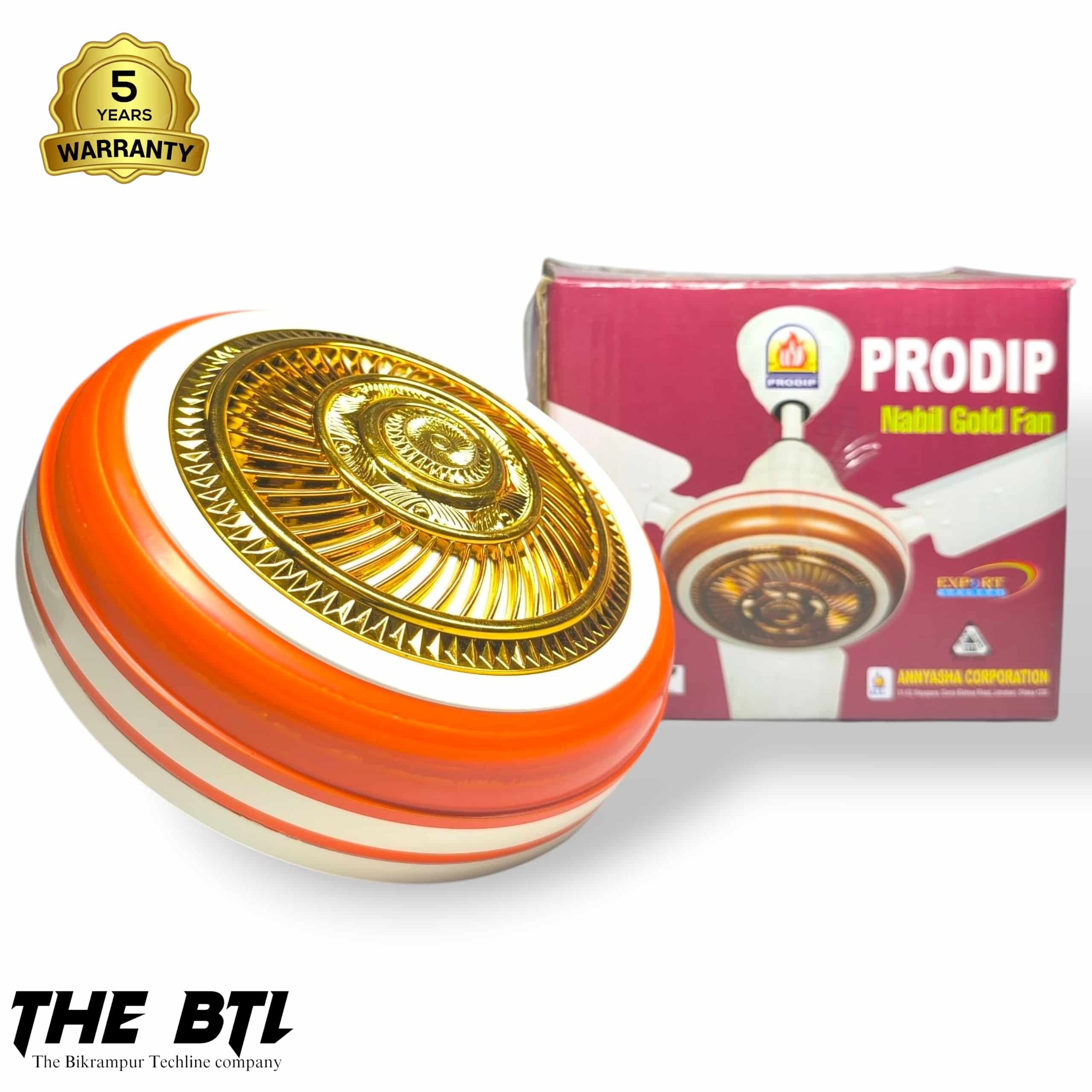 Prodip Nabil Gold 56" Ceiling Fan