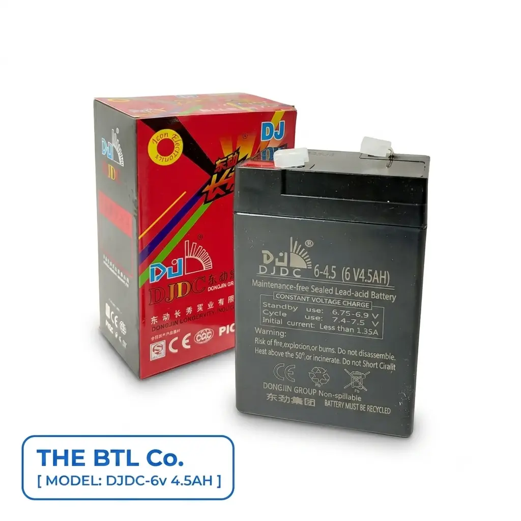 DJDC 6V 4.5Ah Dry Battery