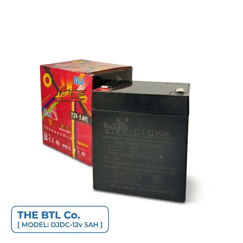 DJDC 12V 5Ah Dry Battery